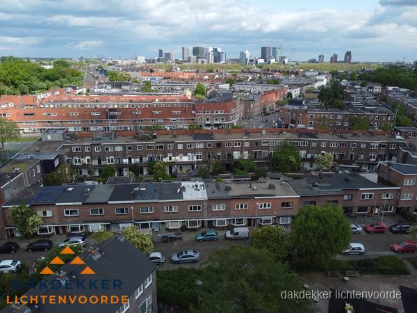 Luchtfoto van daken in woonwijk Lichtenvoorde Luchtfoto van daken in woonwijk Lichtenvoorde